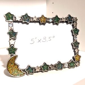 Vintage Deb's Y2K 90's celestial stars and moon picture frame